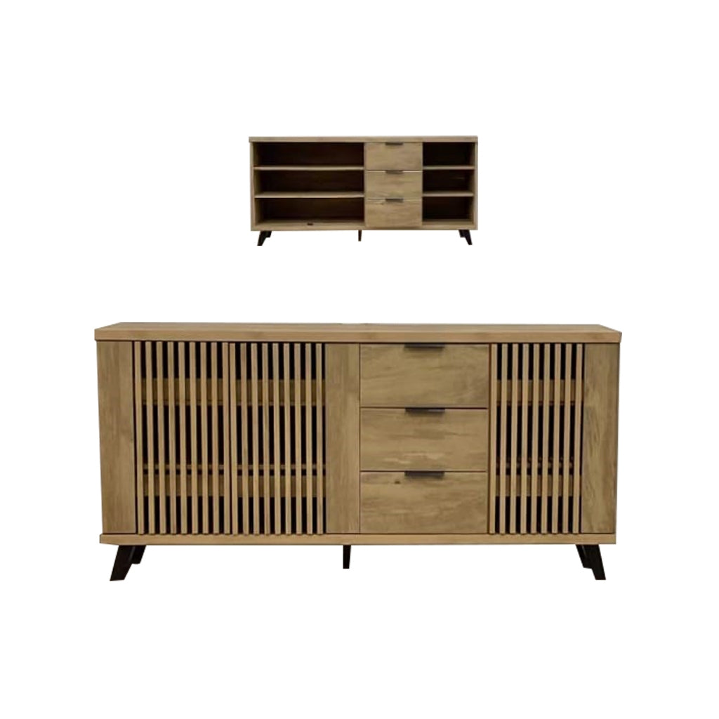 Pablo Chest of 3 Drawers 3 Doors Composite Wood in 15 Designs