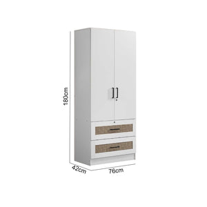 Percie 2-Door 2-Drawer Wardrobe Series 11