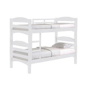 Stella Series8 Solid Rubber Wood Bunk Bed with Pull-Out Add On Option Single/SuperSingle Size