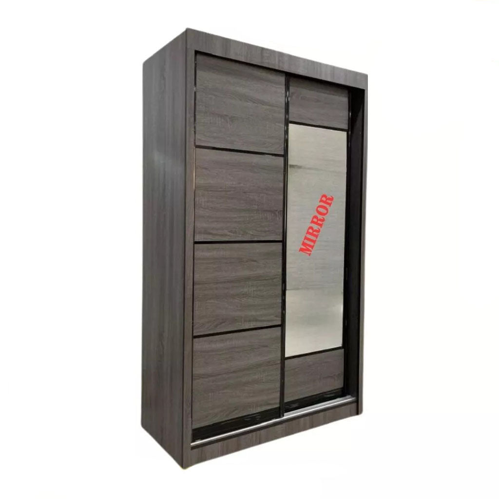Lindy Series11 4 Feet Solid Sliding Door Wardrobe