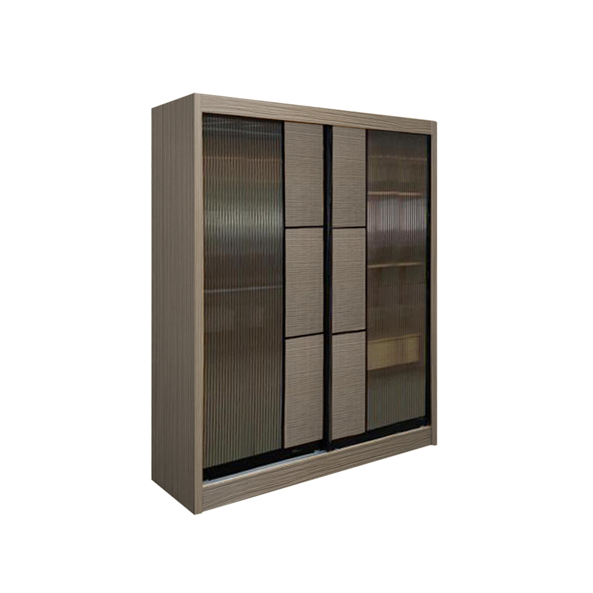 Sabita Series 5ft Sliding Wardrobe Scratch Resistant in 11 Designs