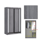 Lexi Series 3 2-Door Sliding Door Wardrobe with inside mirror