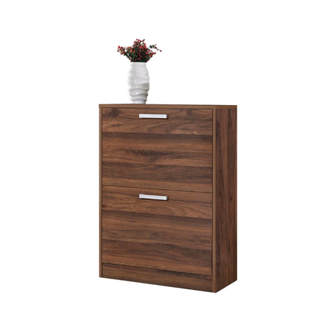 Image of Peony Shoe Cabinet In 2 Layer Flip Drawer Cabinet