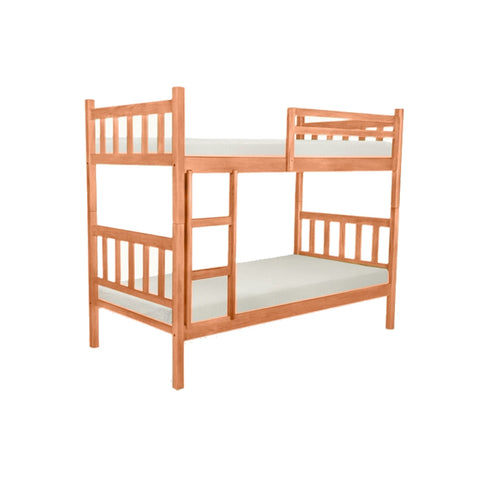 Image of Stella Series9 Solid Mahogany Wood Bunk Bed with Pull-Out Add On Option Single Size