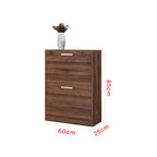 Peony Shoe Cabinet In 2 Layer Flip Drawer Cabinet