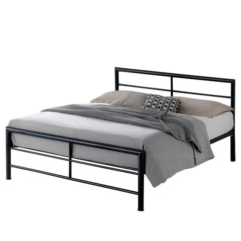 Image of Omara Series Metal/Wood Bed Frame with Double Decker Collection - All Sizes