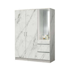 Wrilie Scratch Resistant Wardrobe 2/3 Doors With Drawers in 11 Models