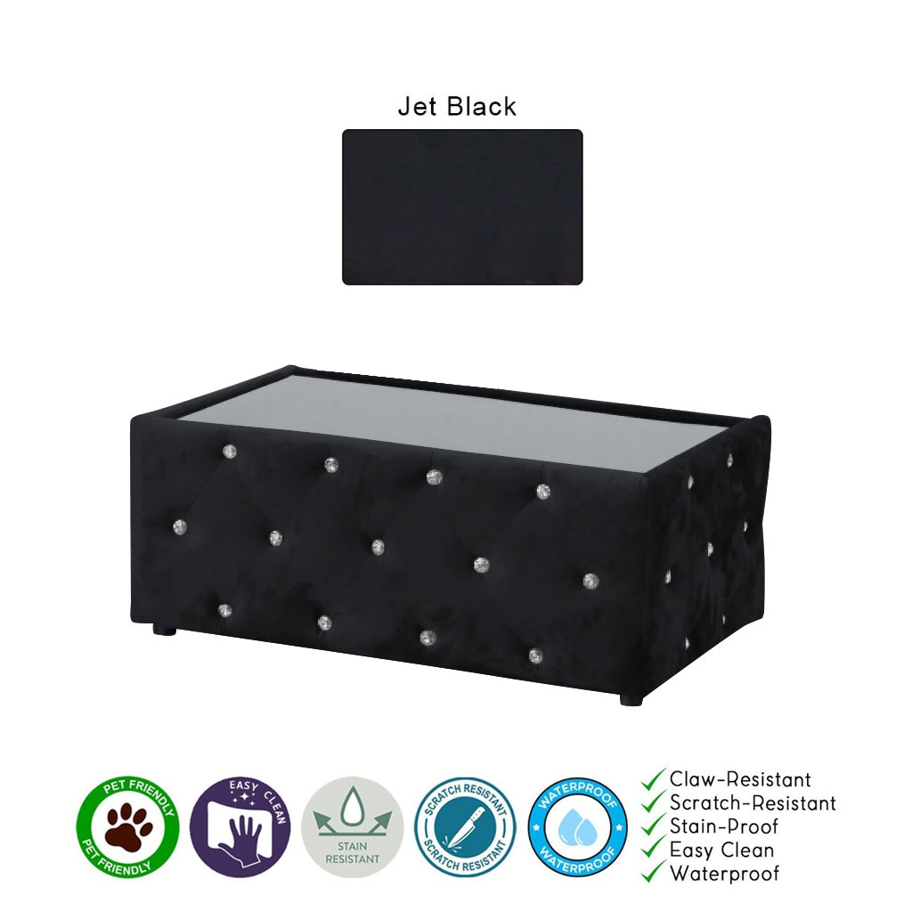 Millie Coffee Table PetFriendly Fabric/Leather Scratch-Resistant in 20 Available Colours