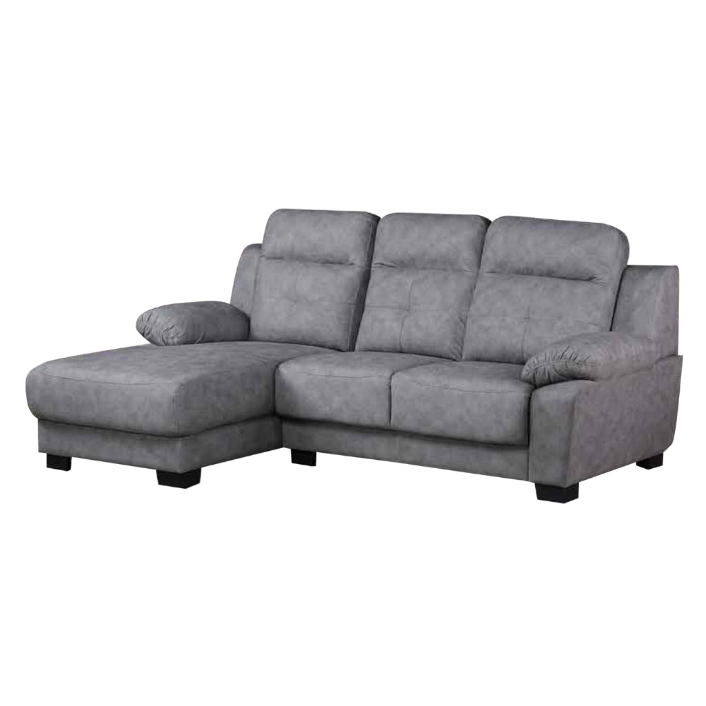 Benie L-Shaped Sofa Left or Right Chaise in 47 Colour -w/ Pet Friendly Scratch-Resistant