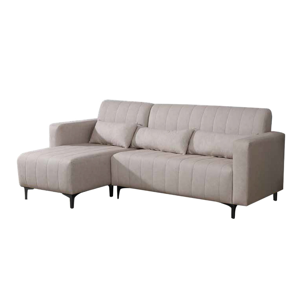 Anika L-Shaped Sofa Left or Right Chaise in 47 Colour -w/ PetFriendly Scartch-Resistant