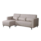 Anika L-Shaped Sofa Left or Right Chaise in 47 Colour -w/ PetFriendly Scartch-Resistant