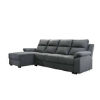 Rehan 4 Seater High Back L-Shaped Sofa in 47 Colour - w/ Pet Friendly Fabric/Leather