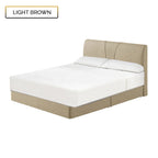 Fanny Fabric Divan Bed In 4 Colors With 10" Orthocoil Posture Plush Euro-Top Mattress Package - All Sizes Available