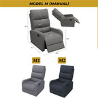 Scarlet Model M Premium Single Sofa Manual Recliner