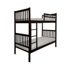 Stella Series10 Solid Mahogany Wood Bunk Bed with Pull-Out Add On Option Single Size