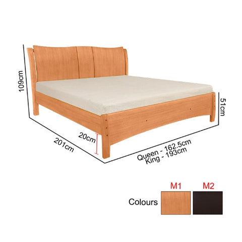 Image of Gianna Series M Wooden Bed Frame Queen and King Size