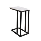 Jane Coffee Side Table Ceramic Top Metal Legs Spray Painted - 4 Random Colour Top