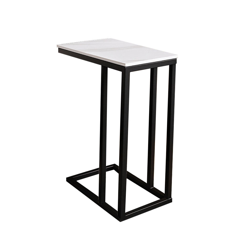 Jane Coffee Side Table Ceramic Top Metal Legs Spray Painted - 4 Random Colour Top