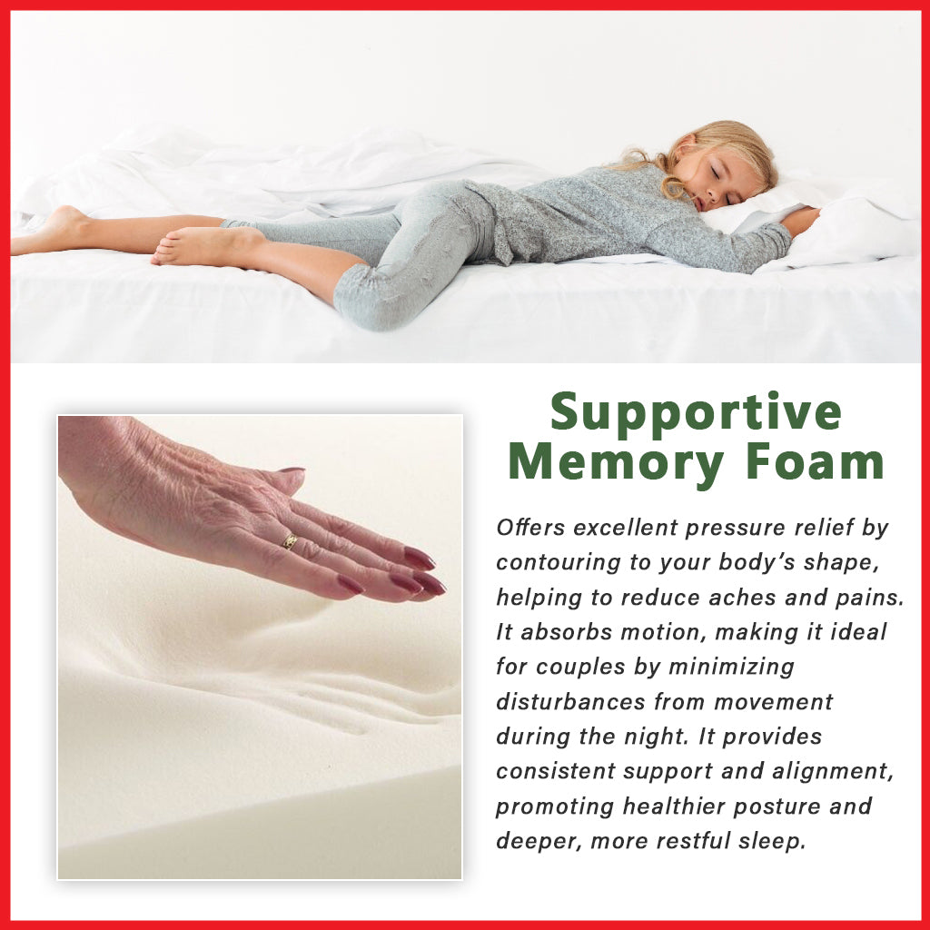 Orthocoil 8" Nasa Pedic Memory Foam Mattress Orthopedic - All Size Available