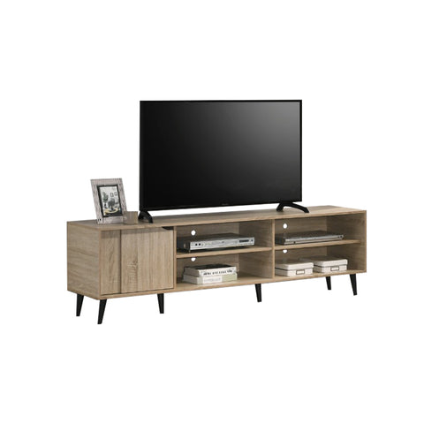 Image of Duisburg Series 15 Wood TV Console Cabinet In Natural Colour