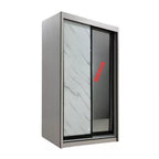 Lindy Series13 4 Feet Solid Sliding Door Wardrobe
