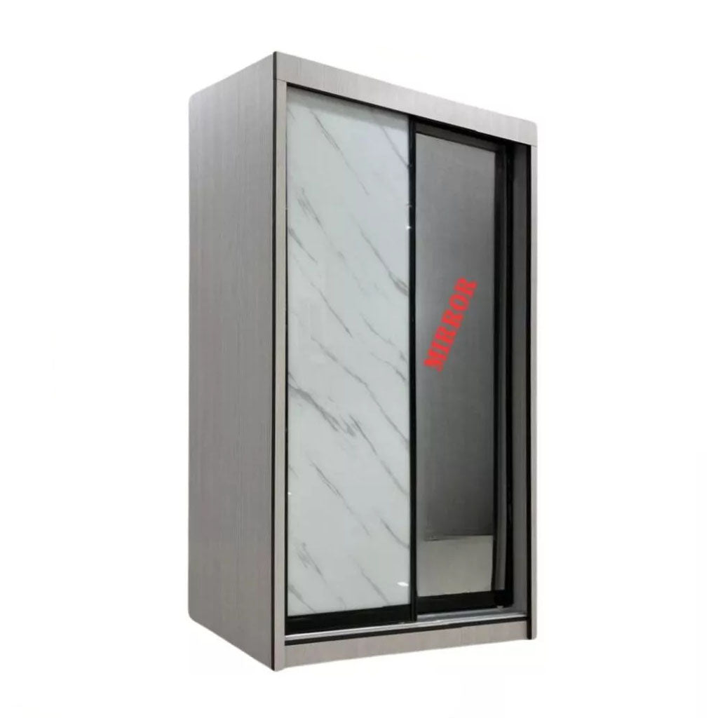 Lindy Series13 4 Feet Solid Sliding Door Wardrobe