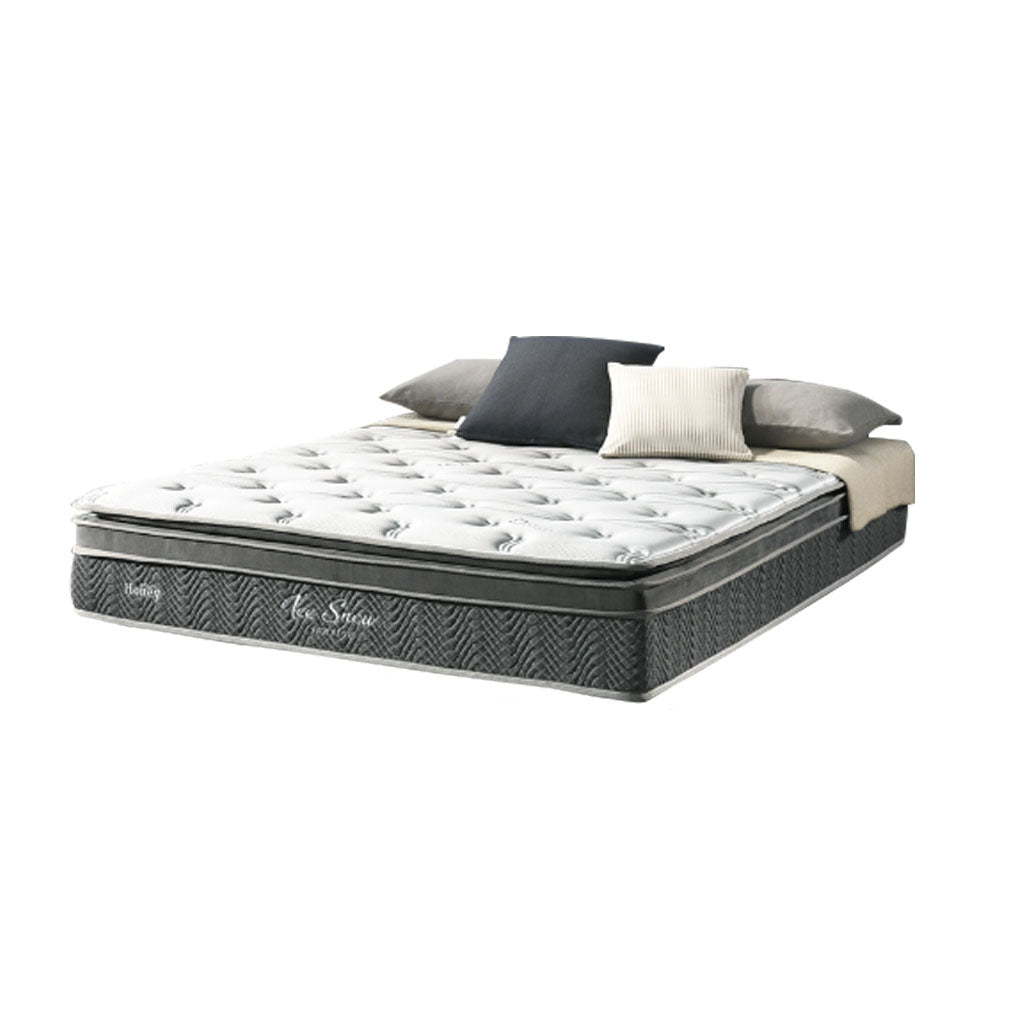 Honey Ice Snow 11" SensICE Series Bonnel Spring Cooling Fabric Mattress - All Sizes
