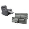 Aveon Half Leather Sofa 5 recliners  Sofa Set in 2 Models