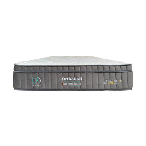 Image of Orthocoil 13" Latex Grande Ice-Cold Fabric Mattress Pocketed Spring Mattress - All Size