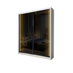 Reyna Series1 5ft/6ft/8ft Sliding Door Wardrobe with Sensor LED Lights
