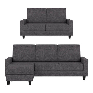 Danie Series1 2-Seater 3-Seater Sofa with Ottoman with Pet-Friendly Color Options