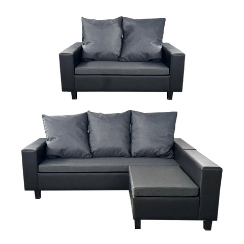 Image of Danie Series3 2-Seater 3-Seater Sofa with Ottoman with Pet-Friendly Color Options