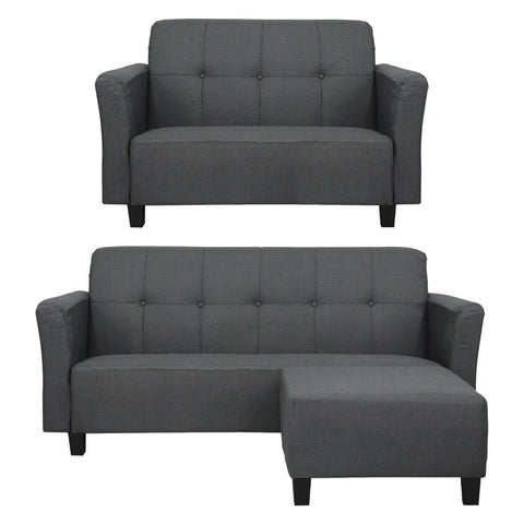 Image of Sophie Series5 2-Seater 3-Seater Sofa with Ottoman with Pet-Friendly Color Options