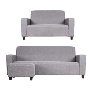 Danie Series5 2-Seater 3-Seater Sofa with Ottoman with Pet-Friendly Color Options