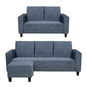 Sophie Series2 2-Seater 3-Seater Sofa with Ottoman with Pet-Friendly Color Options