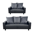 Danie Series3 2-Seater 3-Seater Sofa with Ottoman with Pet-Friendly Color Options