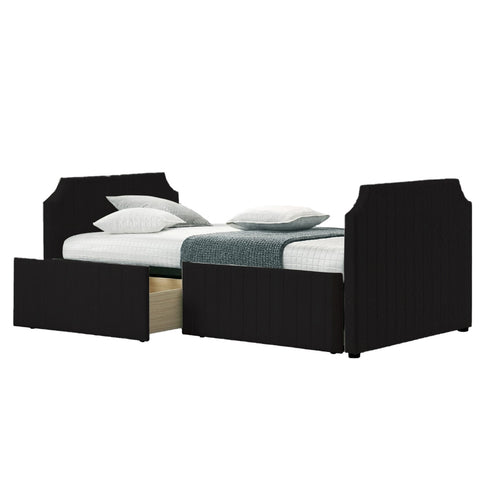 Image of Kaelle Series Daybed with Trundle or Drawer - With Mattress Option