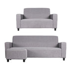 Danie Series5 2-Seater 3-Seater Sofa with Ottoman with Pet-Friendly Color Options