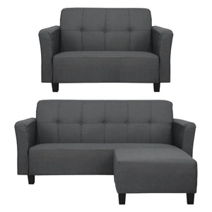 Sophie Series5 2-Seater 3-Seater Sofa with Ottoman with Pet-Friendly Color Options