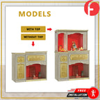 Gavyn Oriental Altar Table with Top Altar Cabinet Fire Resistant Altar Cabinet
