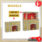 Grant Oriental Altar Table with Top Altar Cabinet Fire Resistant Altar Cabinet