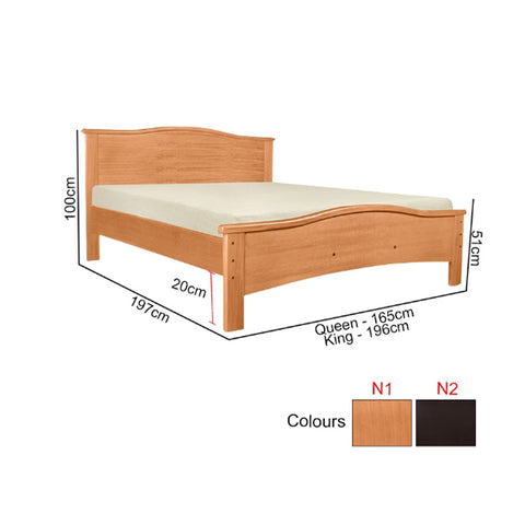 Image of Gianna Series N Wooden Bed Frame Queen and King Size