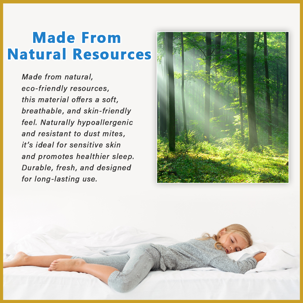 Honey Latex Fusion Pillow 5" Eco Friendly Anti-Bacteria Hypoallergenic