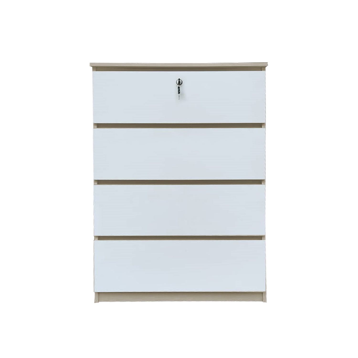Ganon Series 2 Premium Chest of 3/4 Drawers Collection Full Laminated Back Panel in 6 Colours