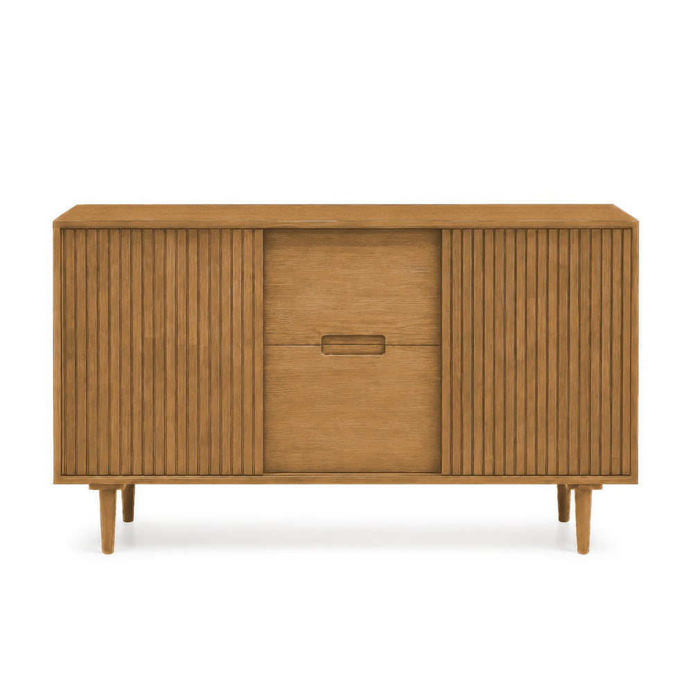 VENTI Console Table Cabinet Sideboard Cabinet Made with Solid Wood with Drawers 2 Colors