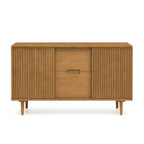VENTI Console Table Cabinet Sideboard Cabinet Made with Solid Wood with Drawers 2 Colors