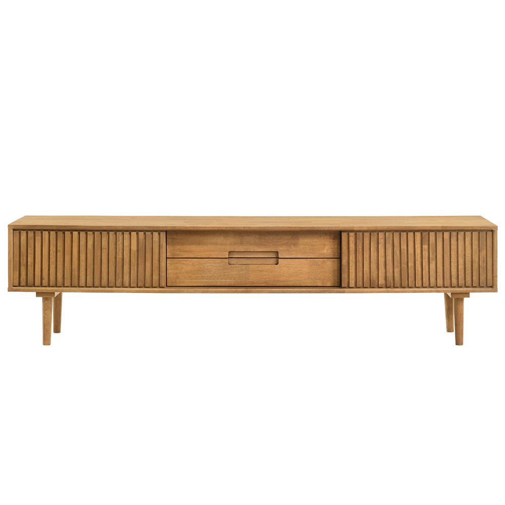 VENTI TV Console Cabinet Made with Solid Wood with Drawers & Compartment - 2 Colours
