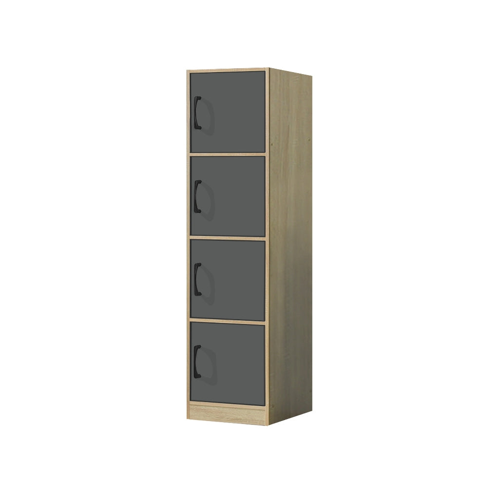 Erzan Series Single and Double Door Cabinet Bookshelf Storage in 6 Colours