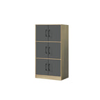 Erzan Series Single and Double Door Cabinet Bookshelf Storage in 6 Colours