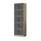 Erzan Series Single and Double Door Cabinet Bookshelf Storage w/lock in 6 Colours